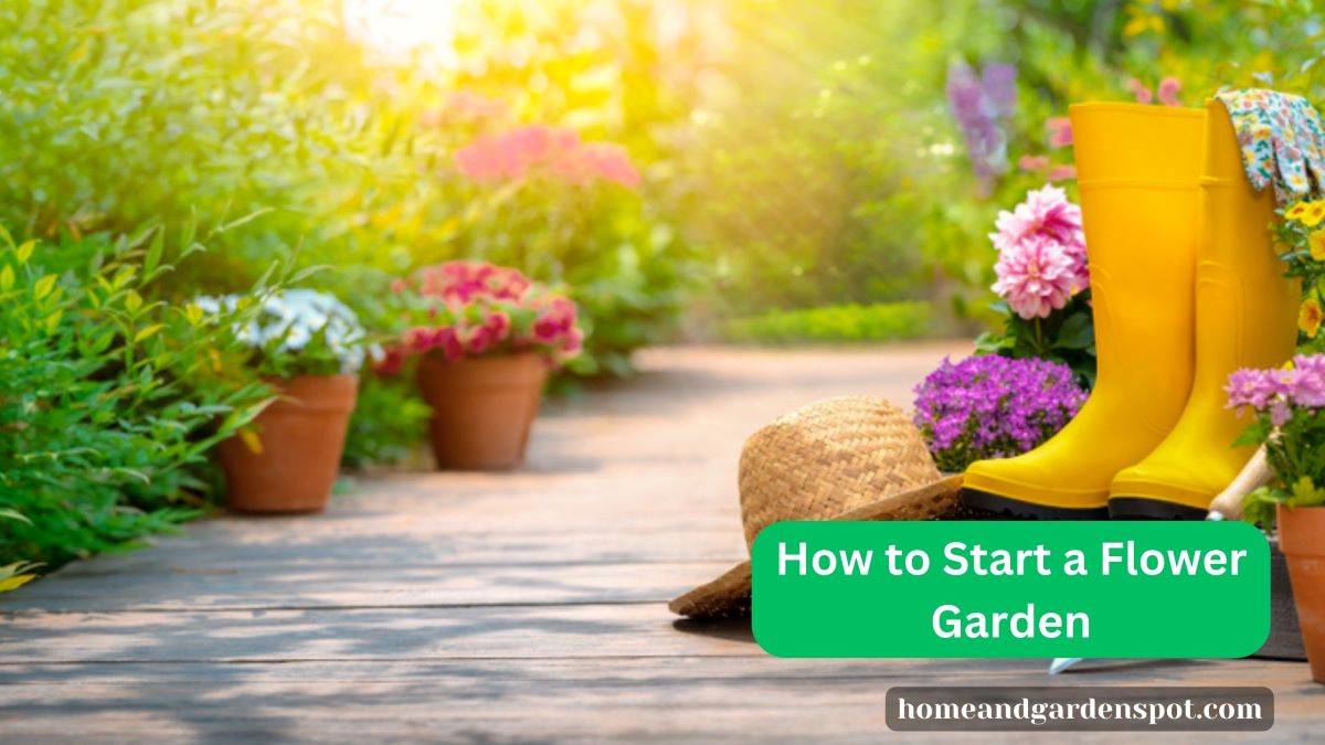 how to start a flower garden